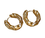 Sassy Girl Gold Hoops