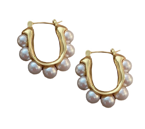 Ciera Faux Pearl Earrings
