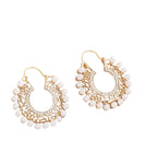 Dainty Girl Faux Pearl Hoops