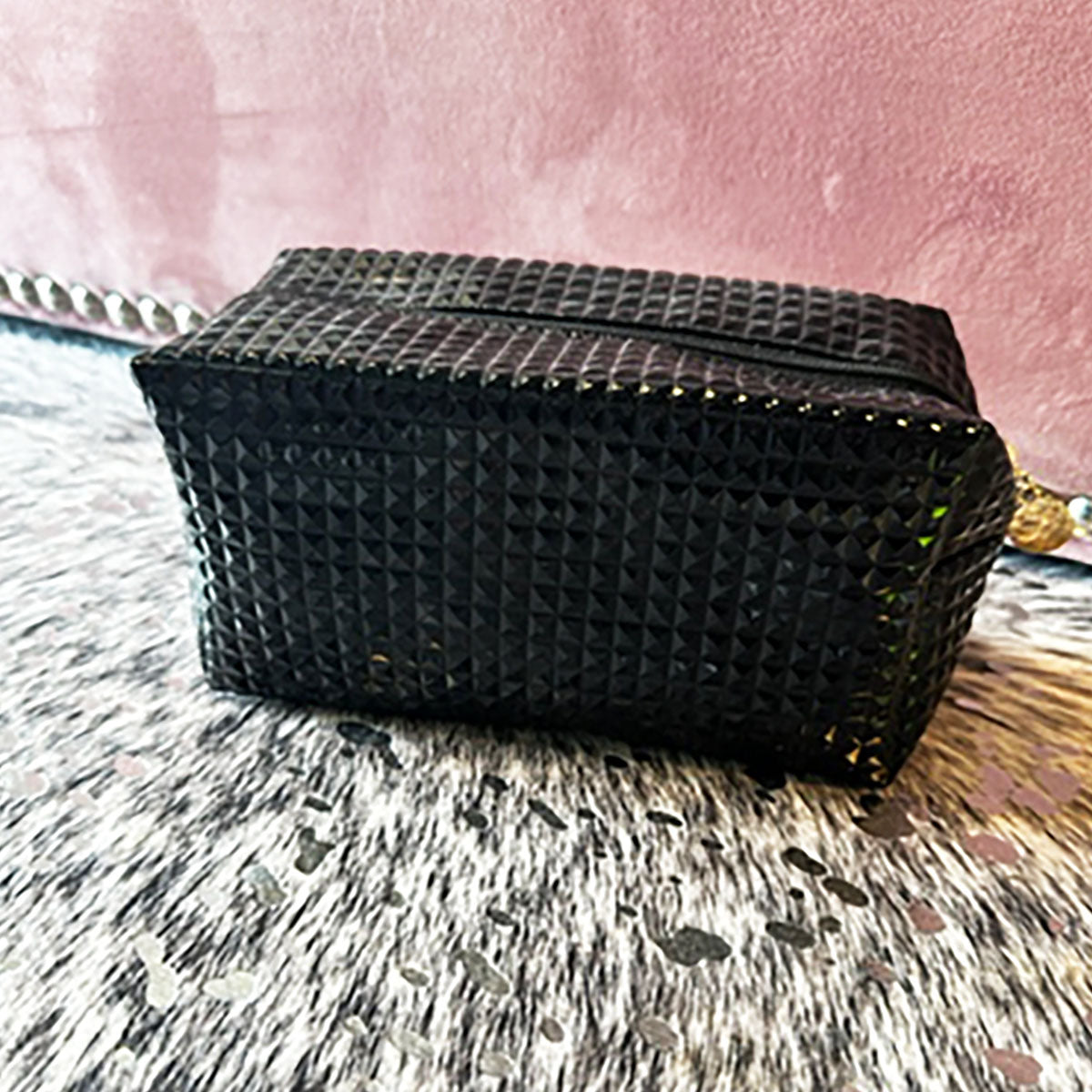 ★BLACKUP★ Studio Makeup Bag 1388926001 1388926-001 Amazon.com : SOIDRAM Makeup Bag Checkered Cosmetic Bag Black