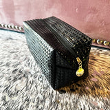 Black Studded Makeup Bag