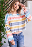 Rainbow Skies Striped Top