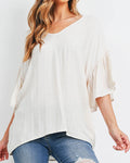 Daydream Flowy Nude Top