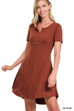 Ready For Fall Rust Dress