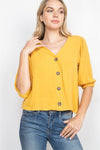 Sunshine Mustard Top