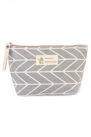 Handmade Chevron Cosmetic Bag