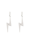 Lightening Drop Silver Earrings